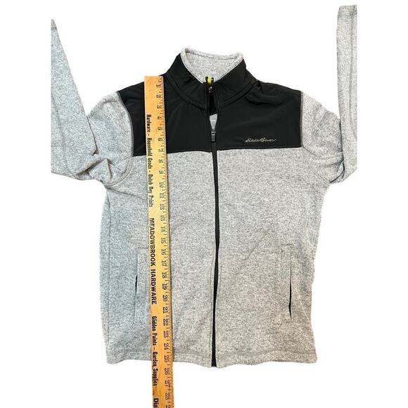 Eddie Bauer Men's Full Zip Knit Jacket. Grey. Medium. Outdoors. Casual. - Picture 7 of 7